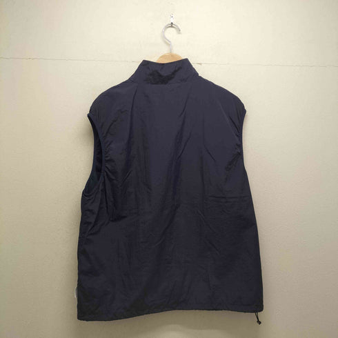 BROKENBASE ロゴ刺繍ナイロンハーフジップベスト outdoor メンズ L