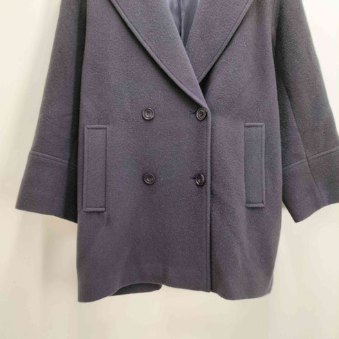 ナチュラルビューティーベーシック NATURAL BEAUTY BASIC 24aw ダブルブレストフォルムミドルコート レディース JPN:S