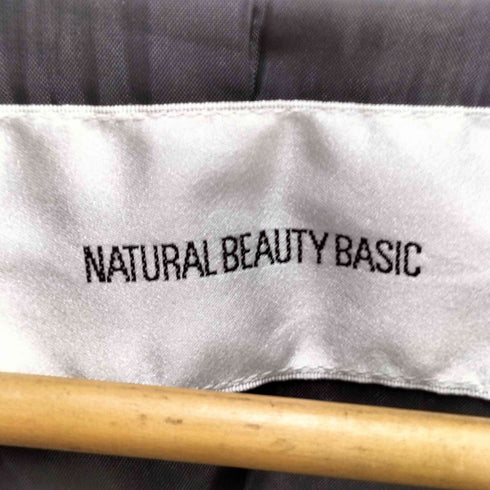ナチュラルビューティーベーシック NATURAL BEAUTY BASIC 24aw ダブルブレストフォルムミドルコート レディース JPN:S