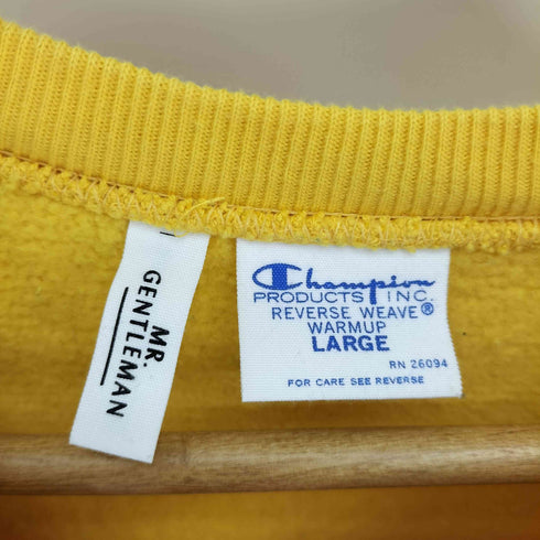 ミスタージェントルマン MR.GENTLEMAN 青単色タグ REVERSE WEAVE コラボ クルーネックスウェット メンズ JPN:L