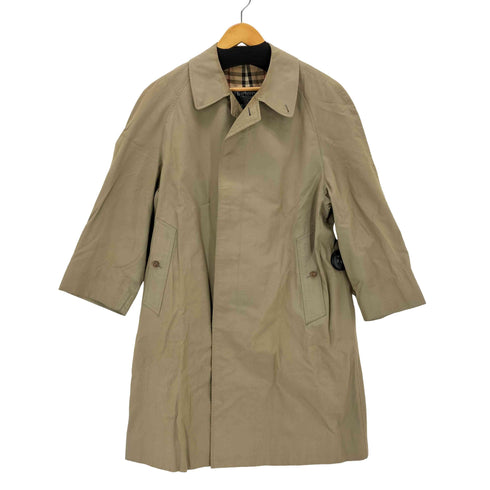 バーバリーズ BURBERRYS 裏地ノバチェック 比翼ステンカラーコート メンズ