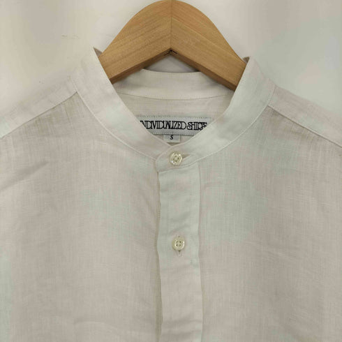 インディヴィジュアライズドシャツ individualized shirts USA製 リネン ハーフボタン バンドカラー プルオーバーシャツ メンズ import:S