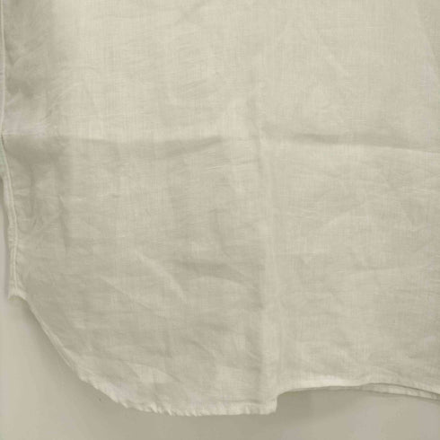 インディヴィジュアライズドシャツ individualized shirts USA製 リネン ハーフボタン バンドカラー プルオーバーシャツ メンズ import:S