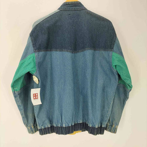 GumGum 配色 デニムジャケット メンズ L