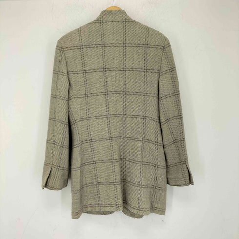 エンポリオアルマーニ EMPORIO ARMANI ウール ツイードスタンドカラージャケット レディース EUR:40