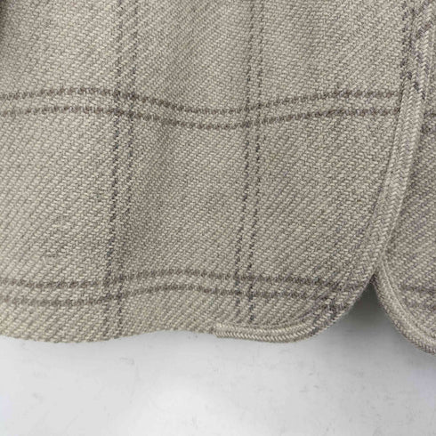 エンポリオアルマーニ EMPORIO ARMANI ウール ツイードスタンドカラージャケット レディース EUR:40