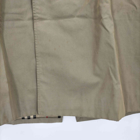 バーバリーズ BURBERRYS 裏地ノバチェック 比翼ステンカラーコート メンズ