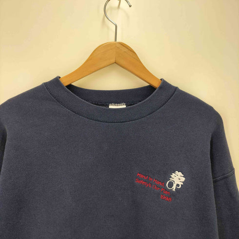 オーシャンパシフィック Ocean Pacific 90s-00s fruitoftheloom USA製 ロゴ刺繍 クルーネックスウェット メンズ JPN:XL