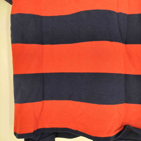 ポロラルフローレン POLO RALPH LAUREN スモールポニー刺繍 ボーダー 鹿の子ポロシャツ レディース M (10-12)