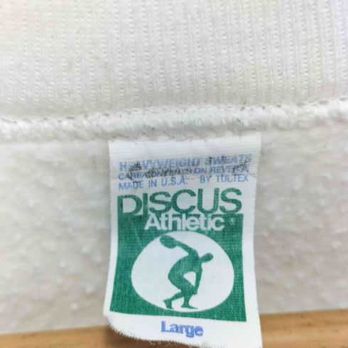 ディスカス アスレチック Discus Athletic 90s フロントプリント クルーネックスウェット メンズ JPN:L