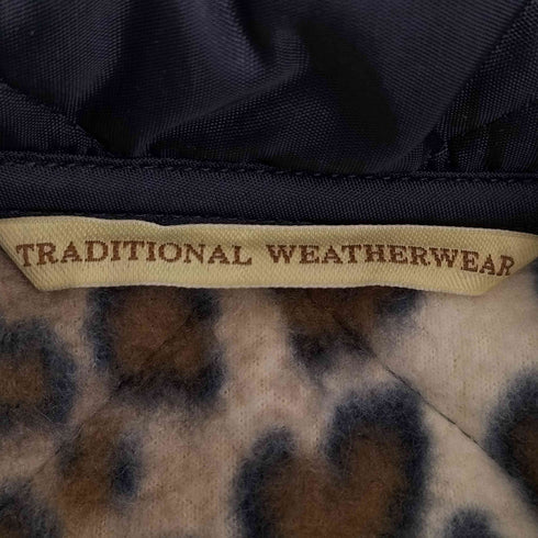 トラディショナルウェザーウェア Traditional Weatherwear 裏地レオパード 中綿 キルティングコート レディース JPN:34