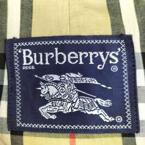バーバリーズ BURBERRYS 裏地ノバチェック比翼ステンカラーコート メンズ