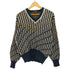 イヴサンローラン Yves Saint Laurent 70s tricots pour homme アルパカ モヘヤ混 Vネック ニット メンズ import:L