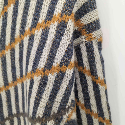 イヴサンローラン Yves Saint Laurent 70s tricots pour homme アルパカ モヘヤ混 Vネック ニット メンズ import:L