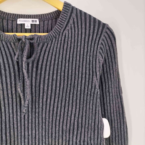 ユニクロジェイダブリューアンダーソン UNIQLO JW ANDERSON 24aw リブタイネックセーター レディース JPN:L