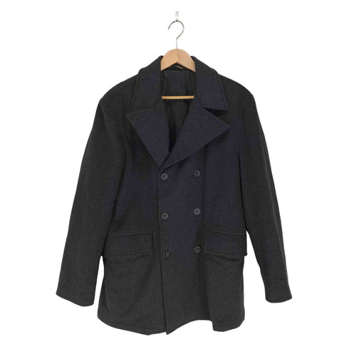 ファソナブル FACONNABLE 裏地キルティングウールピーコート メンズ L