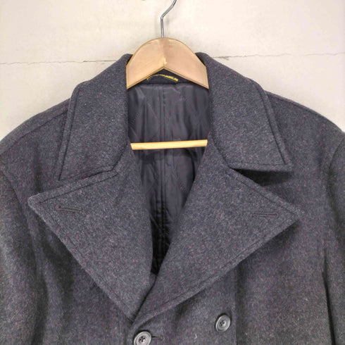 ファソナブル FACONNABLE 裏地キルティングウールピーコート メンズ L