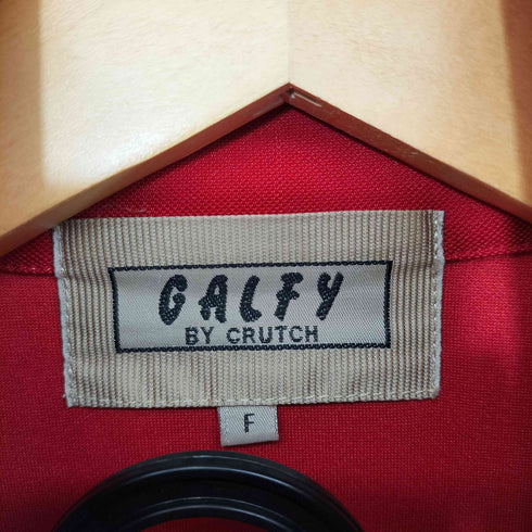 ガルフィー GALFY 犬 ロゴ刺繍 レオパード S/S トラックジャケット トラックパンツ セットアップ メンズ FREE