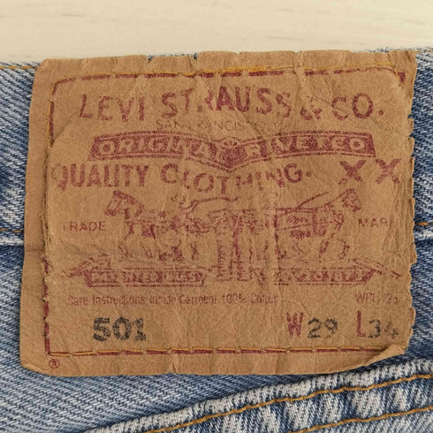 リーバイス Levis 1997年6月製 USA製 ボタン裏刻印546 501 ボタンフライ ストレートデニムパンツ メンズ W29L34