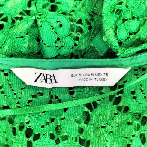 ザラ ZARA レース S/S ブラウス レディース US M
