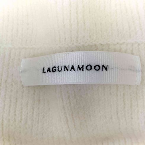 ラグナムーン LAGUNAMOON オフショルフレアスリーブニットプルオーバー レディース FREE