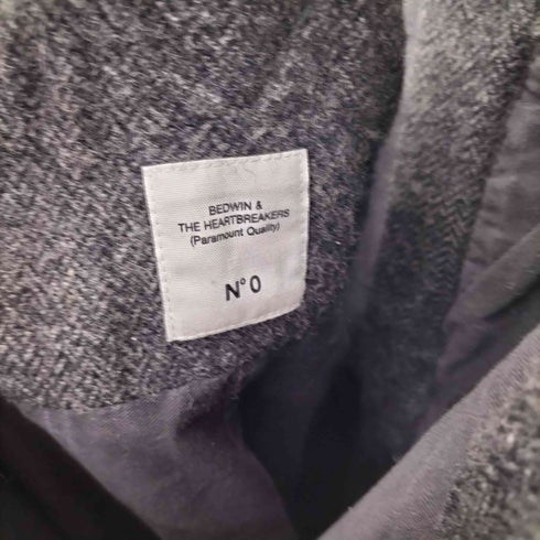 ベドウィンアンドザハートブレイカーズ BEDWIN&THE HEARTBREAKERS ヘリンボーン ウールオーバーオール レディース
