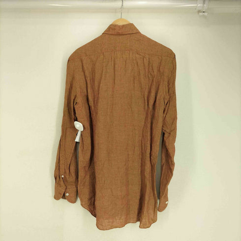 トゥモローランド TOMORROWLAND 総柄 リネン100 L/S シャツ メンズ