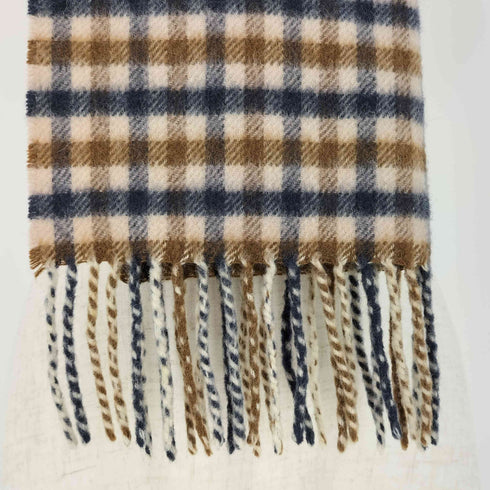 アクアスキュータム AQUASCUTUM チェック カシミヤ マフラー レディース