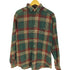 Johnny Cotton 90S USA製 チェック柄 フラップポケット フランネルシャツ メンズ import:M