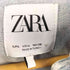 ザラ ZARA 異素材切替 クロップドデニムジャケット レディース import:L
