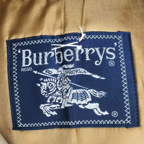 バーバリーズ BURBERRYS ノバチェックライナー付き比翼ステンカラーコート メンズ