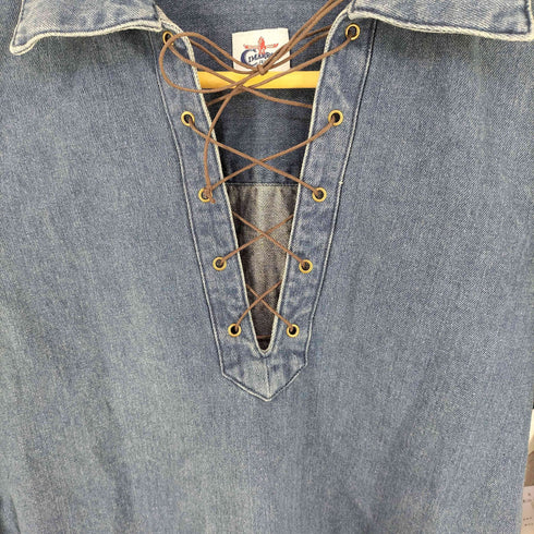 シマロンジーンズ CIMARRON JEANS レースアップデニムシャツ レディース FREE
