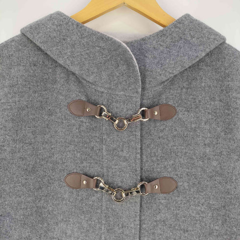 ドゥ クラッセ Do CLASSE made by hand カシミヤ混 フック リバーコート レディース JPN:7号
