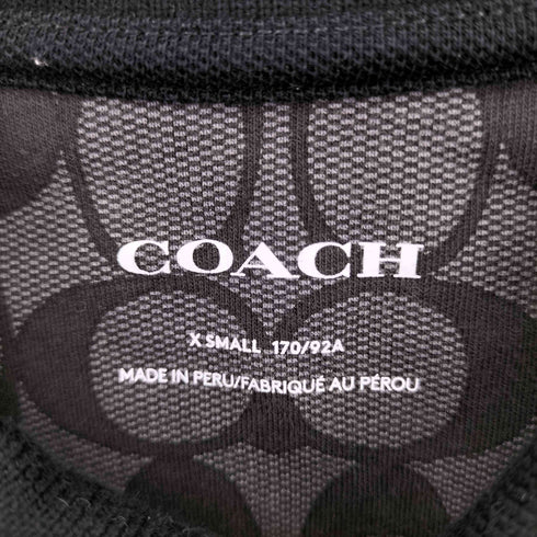 コーチ COACH ロゴワッペン S/S ポロシャツ メンズ XS