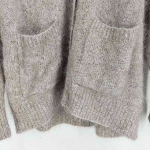 ユナイテッドアローズグリーンレーベルリラクシング UNITED ARROWS green label relaxing 24AW アルパカシャギー Vネックカーディガン レディース FREE