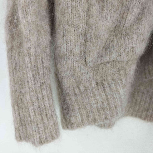 ユナイテッドアローズグリーンレーベルリラクシング UNITED ARROWS green label relaxing 24AW アルパカシャギー Vネックカーディガン レディース FREE