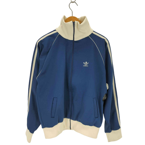 アディダス adidas 80s トレフォイルロゴ刺繍 バイカラートラックジャケット メンズ