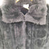 XOXO ファー切替 ジップアップニット Y2K レディース import:L