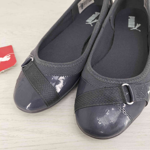 プーマ PUMA エナメル フラットパンプス バレエコア レディース JPN:24
