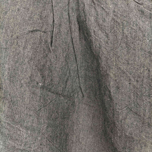 コンジェペイエアデュートリステス conges payes ADIEU TRISTESSE リネン混2タッククロップドワイドパンツ メンズ 38