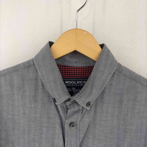 ジョンソンウーレンミルズ Johnson Woolen Mills ボタンダウンシャツ メンズ import:M