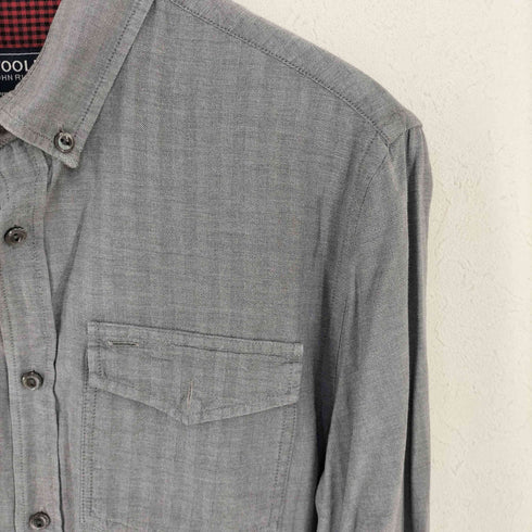 ジョンソンウーレンミルズ Johnson Woolen Mills ボタンダウンシャツ メンズ import:M