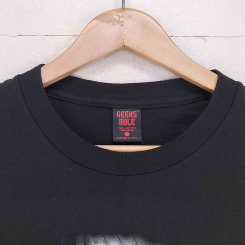 GEEKS RULE SILKSCREEN PRINTING T SHIRT メンズ XL