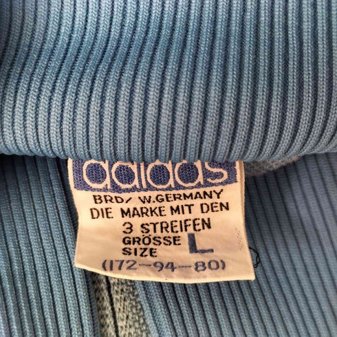 アディダス adidas 70s 西ドイツ製 デサント製 トレフォイルロゴ トラックジャケット メンズ JPN:L