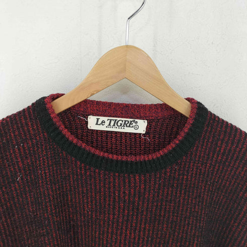 Le TIGRE USA製 アクリル ニット メンズ import:L