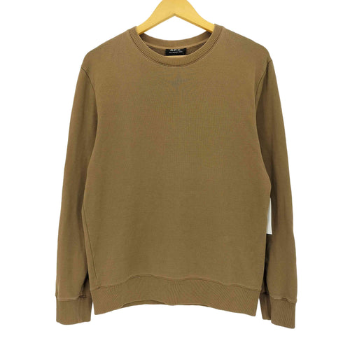アーペーセー A.P.C. コットン クルーネック ブランクスウェット レディース import:M