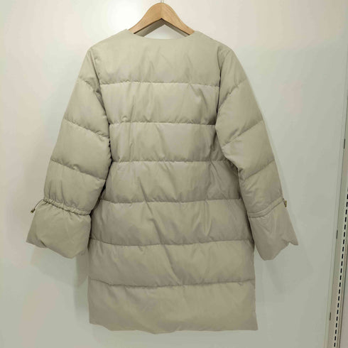 インデックス INDEX KAWADA ノーカラーミドルダウンコート 河田ダウン ショートコート レディース JPN:L