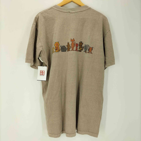 クレイジーシャツ CRAZY SHIRTS Adopt-a-cat 猫 アニマル プリント Tシャツ メンズ import:L