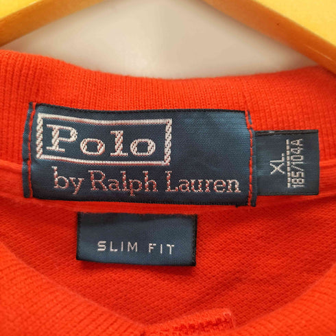 ポロバイラルフローレン Polo by RALPH LAUREN 90-00S SLIM FIT ポニー刺繍 鹿の子 S/S ポロシャツ ビックサイズ メンズ import:XL