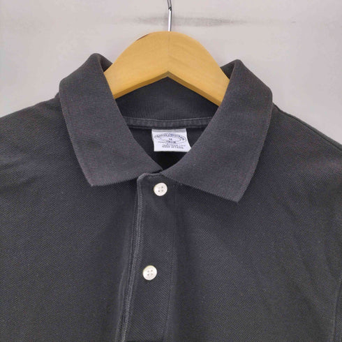 ブルックスブラザーズ BROOKS BROTHERS SLIM FIT ロゴ 刺繍 鹿の子 ポロシャツ メンズ import:M